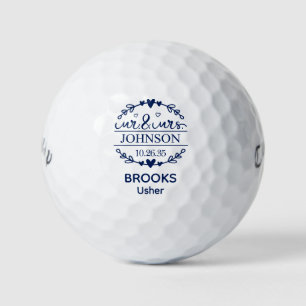 Balles De Golf M. et Mme Usher
