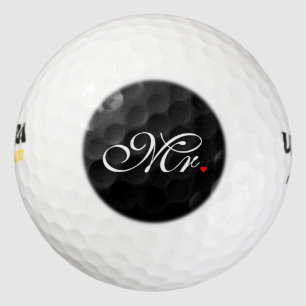 Balles De Golf M. Mari A Groom Ses Hers Nouvelles Mauvaises Maiso
