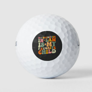 Balles De Golf Ma Fille En Droit Est Mon Enfant Préféré Super