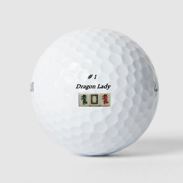 Balles De Golf mah-jongg et dragons (Devant)