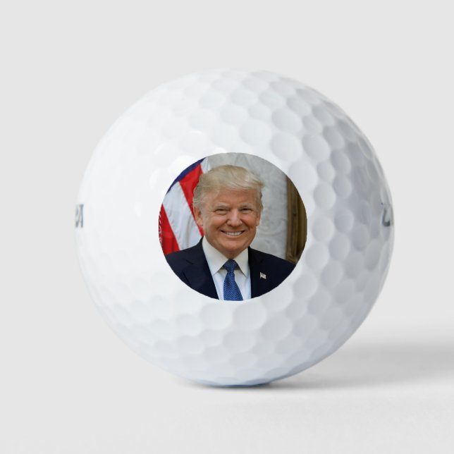 Balles De Golf Maison Blanche du président américain Donald Trump (Devant)