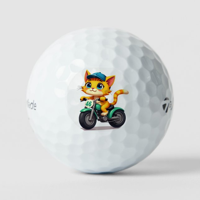 Balles De Golf Maman au chat (Recto)