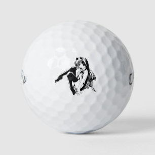 Balles De Golf Manga, Chat fille Neko Furry Kawaii Loli