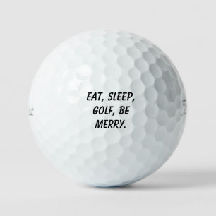 Balles De Golf 'Mange, dors, golf, sois joyeux' Fun Stocking Stuf