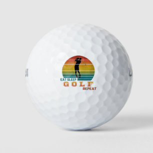 Balles De Golf Manger Dormir Golf Répéter