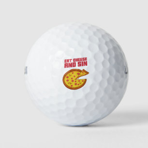 Balles De Golf Manger du fromage et pécher