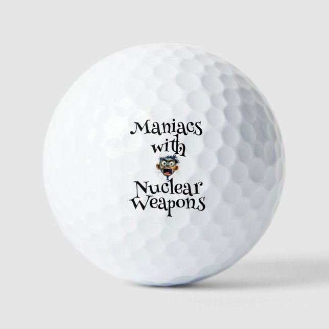 Balles de golf Maniacs (Recto)