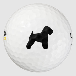 Balles De Golf Manteau doux Roulette Terrier Silhouette