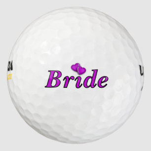 Balles De Golf Mariage d'amour simple de la mariée