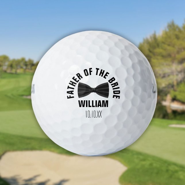 Balles De Golf Mariage professionnel personnalisé (Custom Best Man Groomsman Wedding Golf Balls)