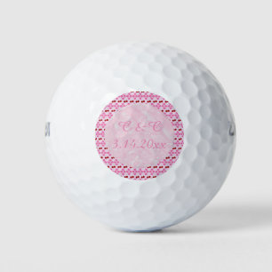 Balles De Golf Mariage rose Printemps Cerisiers en fleurs et ceri