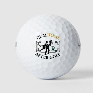 Balles De Golf Mariages de plaisanterie personnalisés monogrammés