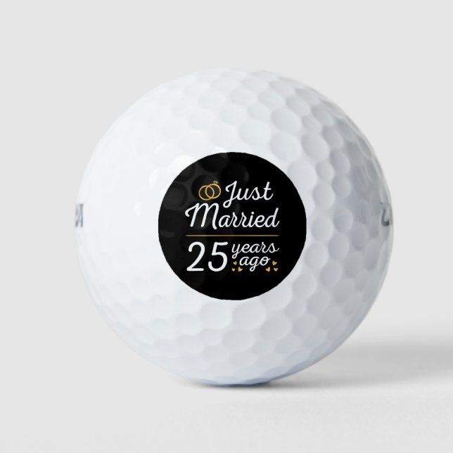 Balles De Golf Marié Il Y A 25 Ans (Devant)