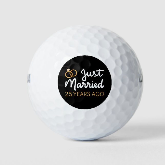 Balles De Golf Marié Il Y A 25 Ans IV (Devant)