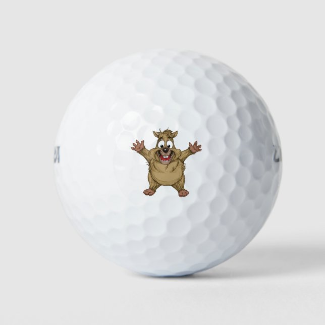 Balles De Golf Marmotte (Devant)