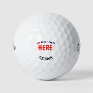 BALLES DE GOLF MARQUE BLANCHE MODERNE ET PERSONNALISABLE VÉRIFIÉE
