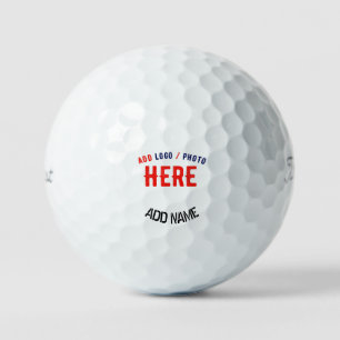 BALLES DE GOLF MARQUE BLANCHE MODERNE ET PERSONNALISABLE VÉRIFIÉE