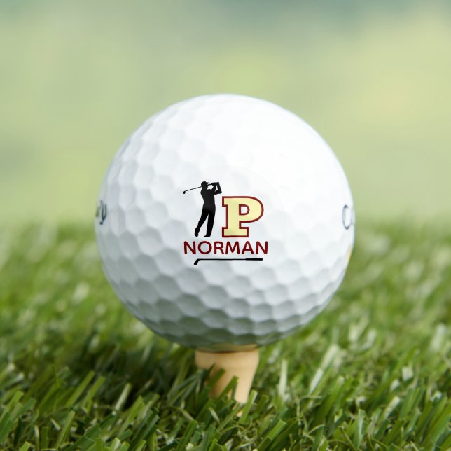Balles De Golf Marque initiale personnalisée pour identifier les  (T-shirt Insitu)