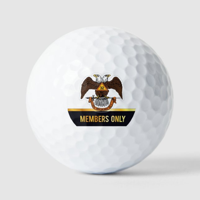 Balles De Golf mason du 32e degré (Recto)