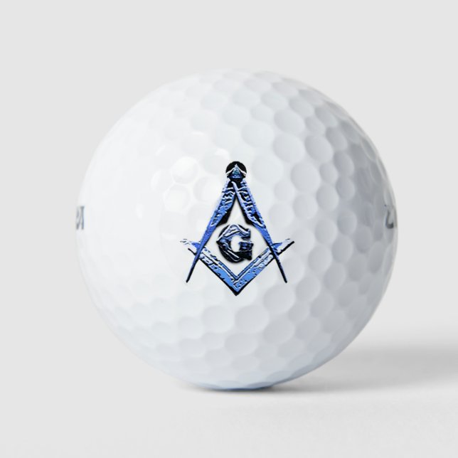 Balles De Golf Masonic Minds (Devant)