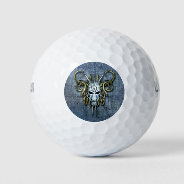 Balles De Golf Masque de guerre Alien (Devant)