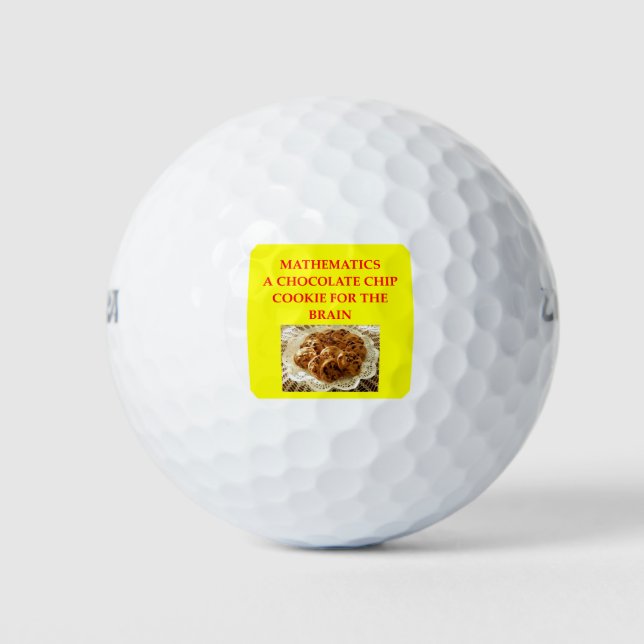 BALLES DE GOLF MATHÉMATIQUES (Devant)