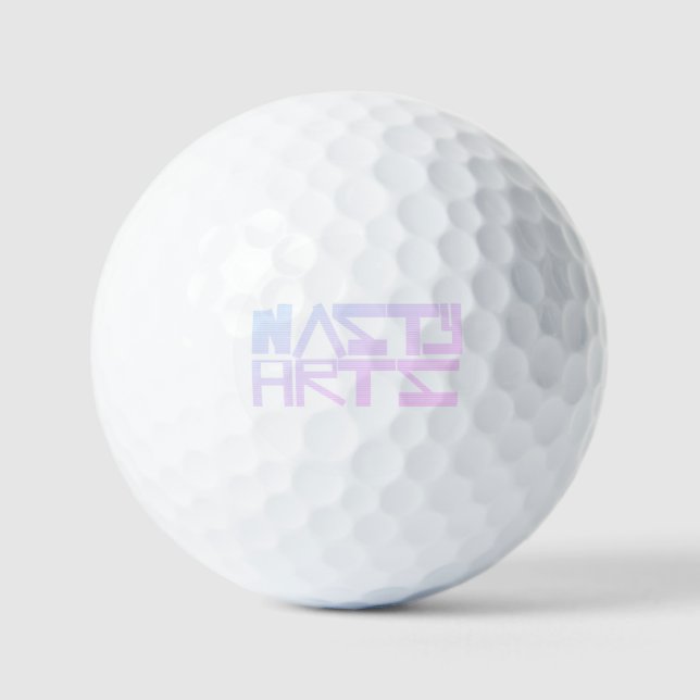 BALLES DE GOLF MÉCHANT :: ARTS (Recto)