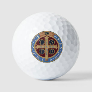 Balles De Golf Médaille de saint Benoît