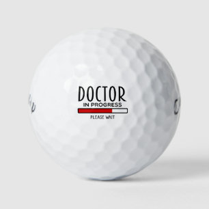 Balles De Golf Médecin drôle en cours d'études de médecine