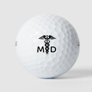 Balles De Golf Médecin médecin caducée MD personnalisé
