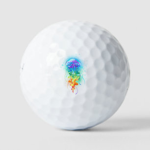 Balles De Golf Méduse arc-en-ciel