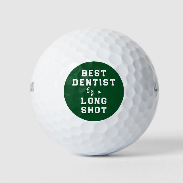 Balles De Golf Meilleur Cadeau de Dentiste (Devant)