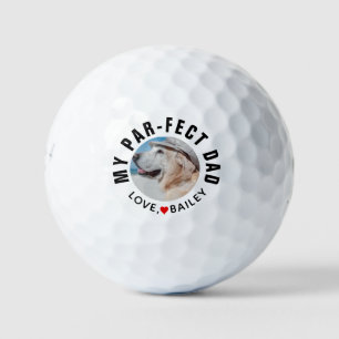 Balles De Golf Meilleur Chien Papa Photo Par Golf Balls