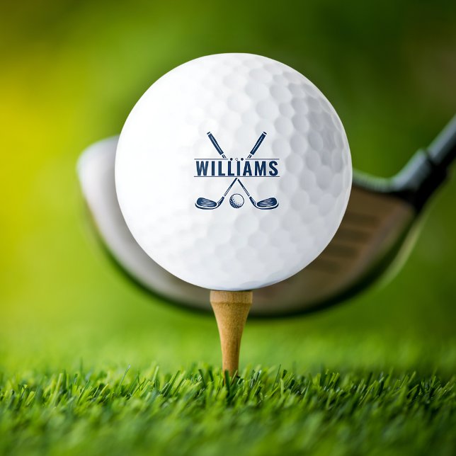 Balles De Golf MEILLEUR DAD PAR PAR Blue Keepsaké (Créateur téléchargé)