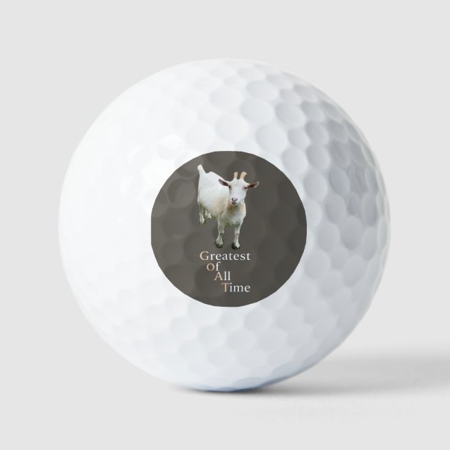 Balles De Golf Meilleur de tous les temps Chèvre (Recto)