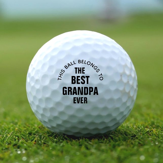 Balles De Golf Meilleur Grand-Père (Créateur téléchargé)