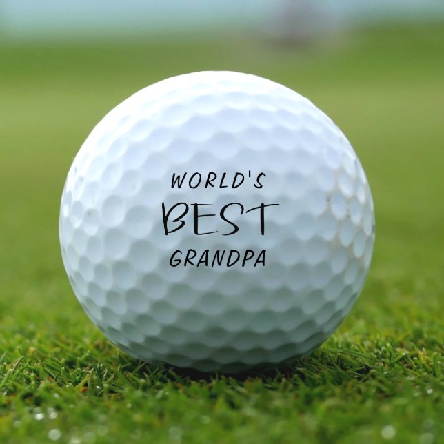 Balles De Golf Meilleur grand-père du monde (Créateur téléchargé)
