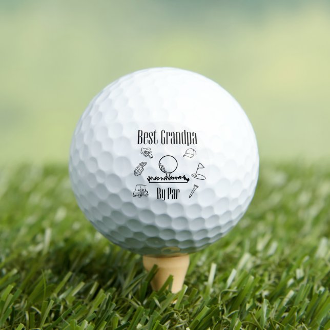 Balles De Golf Meilleur Grand-Père Par (T-shirt Insitu)