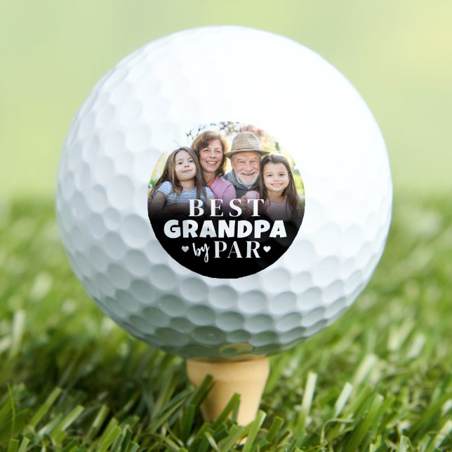 Balles De Golf Meilleur Grand-Père Par Photo (Best Grandpa By Par Photo Golf Balls)