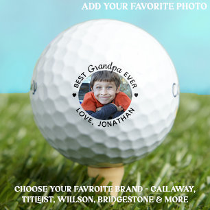 Balles De Golf Meilleur GRANDPA jamais - Golfer - Photo personnal