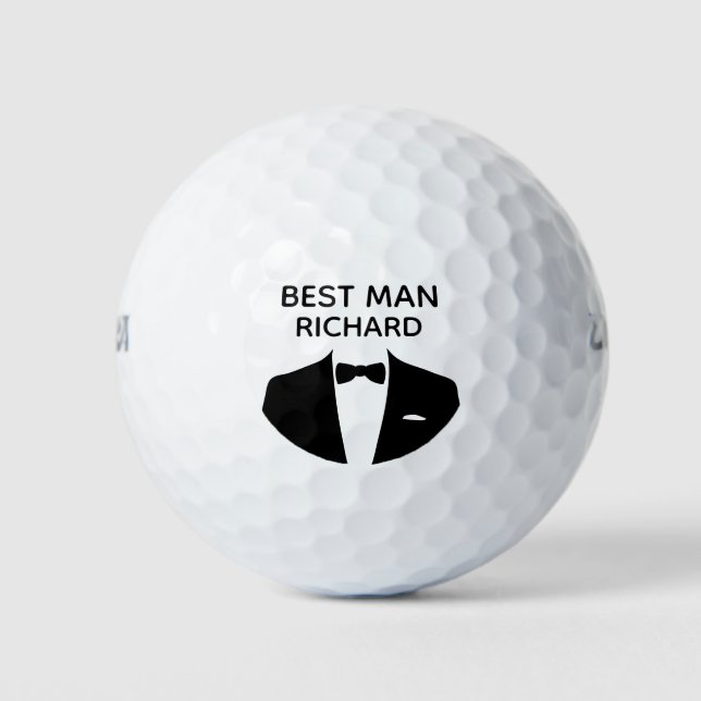 Balles De Golf Meilleur homme personnalisé (Devant)
