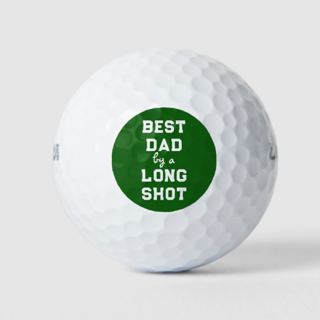 Balles De Golf Meilleur humour de papa (Devant)