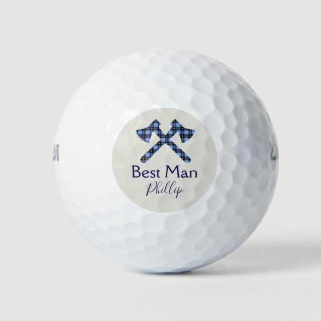 Balles De Golf Meilleur Lumberjack pour homme créatif (Devant)