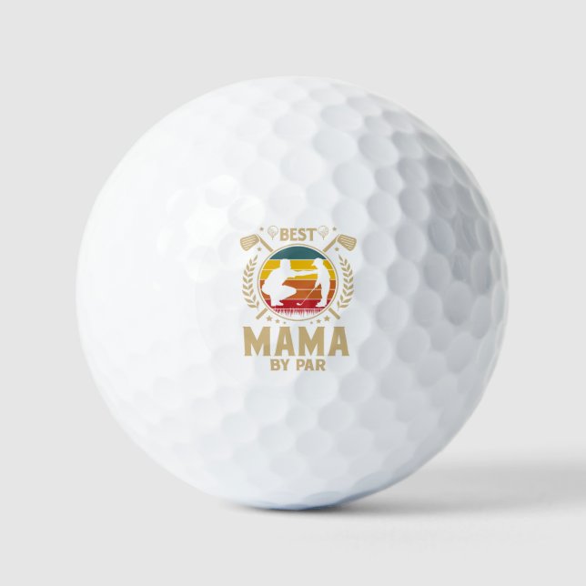 Balles De Golf Meilleur MAMA par Par (Recto)