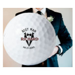 Balles De Golf Meilleur Mariage Personnalisé Nom Date Cadeau<br><div class="desc">Cette balle de golf unique est conçue comme un cadeau pour votre Best Man. Dispose d'une couche unique du nom qui lui donne la sensation de profondeur. Le texte dit "Meilleur homme" avec la date de l'événement. Excellente façon de le remercier d'avoir fait partie de votre fête de mariage. Si...</div>