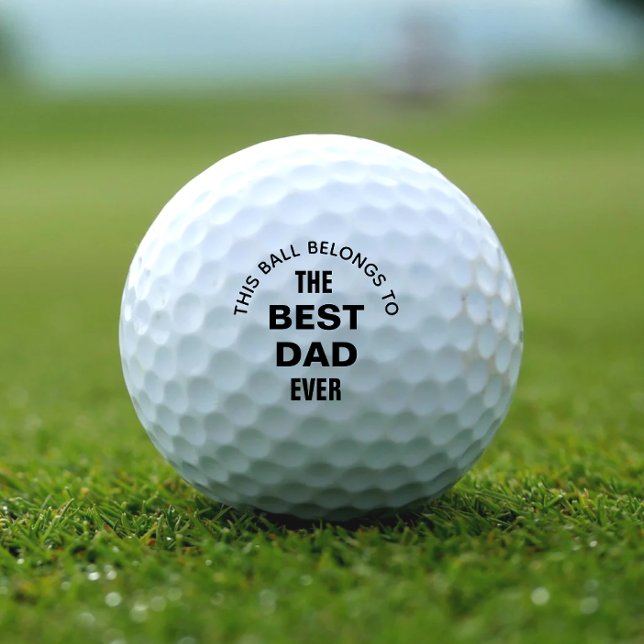 Balles De Golf Meilleur Papa du Monde (Créateur téléchargé)