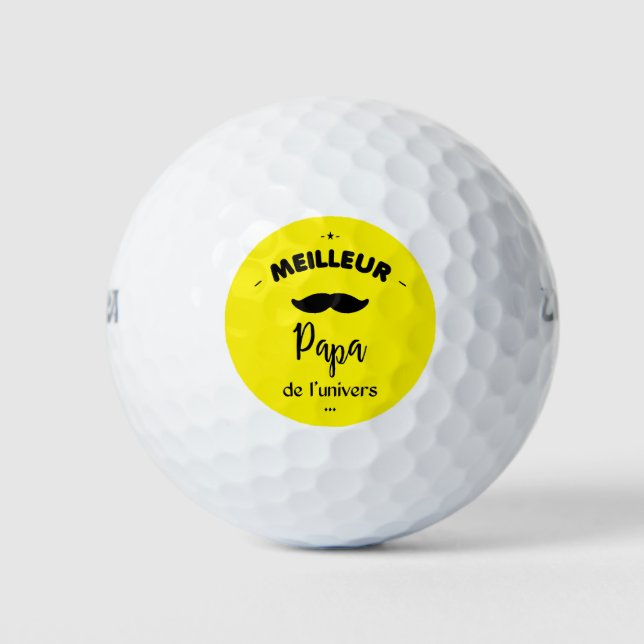 Balles De Golf Meilleur papa du monde (Devant)