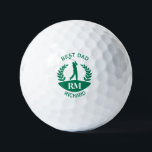 Balles De Golf Meilleur papa Golfer Monogramme Prénom<br><div class="desc">Gentleman Golfer Best Papa Monogram Prénom — prêt à jouer au golf — balle de golf — C'est un cadeau formidable pour tous les amateurs de golf — amusant / attirant / unique. Personnalisez-le avec son prénom et son initiale. Si vous avez des questions de conception ou une demande spéciale,...</div>
