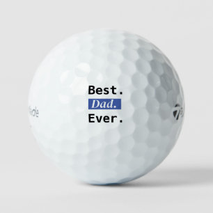 Balles De Golf Meilleur papa jamais Typographie moderne Golf Bal