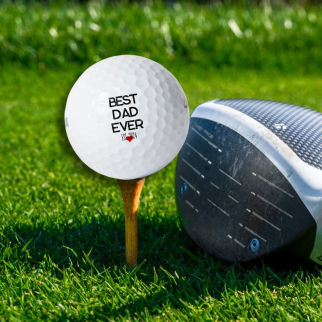 Balles De Golf Meilleur papa Jour des pères cadeau tendance indiv (Créateur téléchargé)